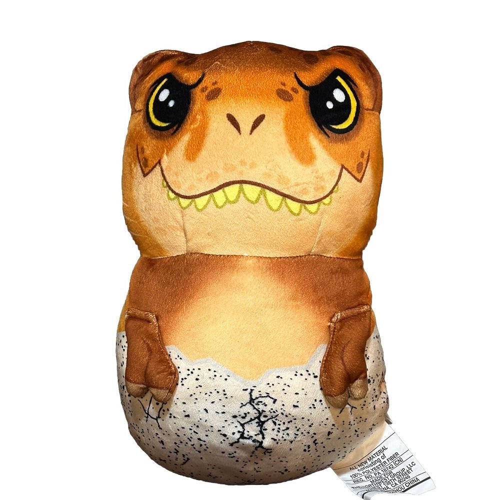 12" Jurassic World T-Rex Character Cloud Pillow Plush Dinosaur Tyrannosaurus‎